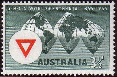 Australia 1955 SG 286 World Centenary of Y.M.C.A. Fine Mint