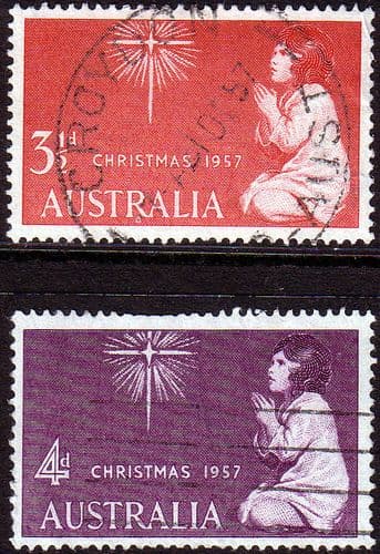 Australia 1957 Christmas Set Fine Used