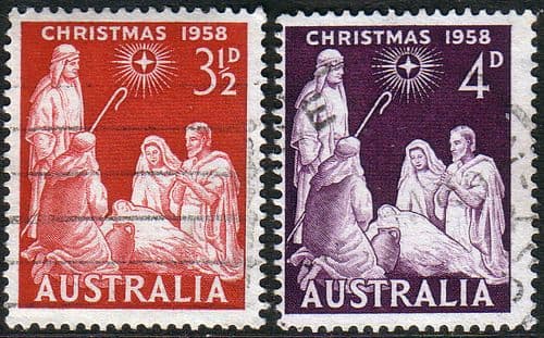 Australia 1958 Christmas Set Fine Used