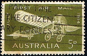 Australia 1964 Plane First Airmail SG 370 Fine Used