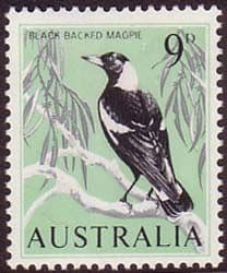 Australia 1964 SG 364 Black Backed Magpie Fine Mint