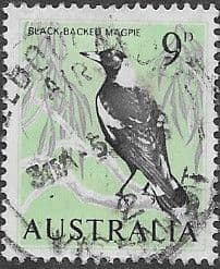 Australia 1964 SG 364 Black Backed Magpie Fine Used