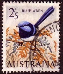 Australia 1964 SG 367 Birds Blue Wren Fine Used