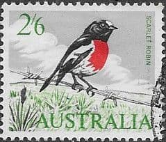 Australia 1964 SG 368 Scarlet Robin Fine Used