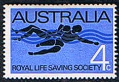 Australia 1966 Royal Life Saving Society Fine Mint