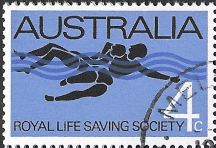 Australia 1966 Royal Life Saving Society Fine Used