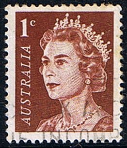 Australia 1966 SG 382 Queen Elizabeth II Head Fine Used