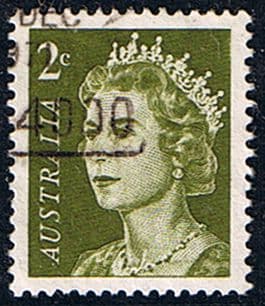 Australia 1966 SG 383 Queen Elizabeth II Head Fine Used