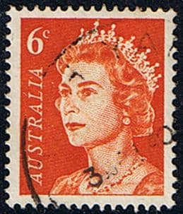 Australia 1966 SG 387a Queen Elizabeth II Head Fine Used