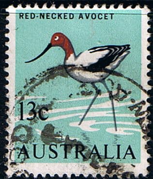 Australia 1966 SG 392 Red Necked Avocrt Bird Fine Used