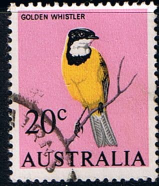 Australia 1966 SG 394 Gold Whistler Bird Fine Used