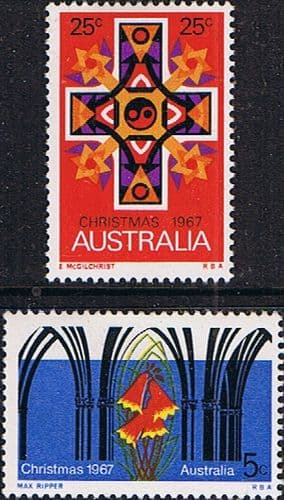 Australia 1967 Christmas Set Fine Mint