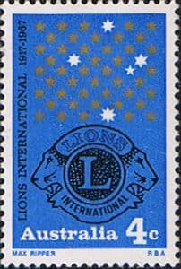 Australia 1967 Lions International Fine Mint