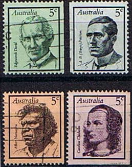 Australia 1968 Famous Australians Set Fine Used