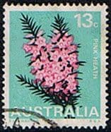 Australia 1968 State Floral Emblems SG 421 Pink Heath Fine Used