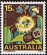 Australia 1968 State Floral Emblems SG 422 Tasmanian Blue Gum Fine Mint