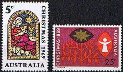 Australia 1969 Christmas Set Fine Mint