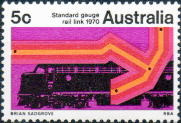 Australia 1970 Sydney–Perth Standard Gauge Railway Link Fine Mint