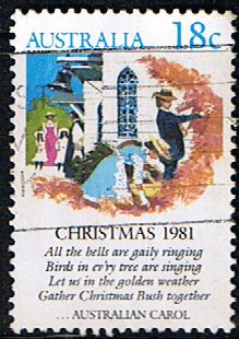 Australia 1981 Christmas. Scenes and Verses SG 828 Fine Used
