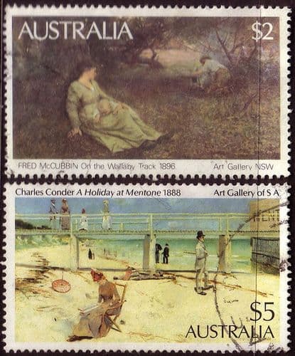 Australia 1981 Paintings Set Fine Used