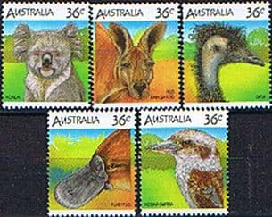 Australia 1986 Australian Wildlife Set Fine Mint