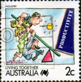 Australia 1988 Living Together Cartoons SG 1112 Fine Used