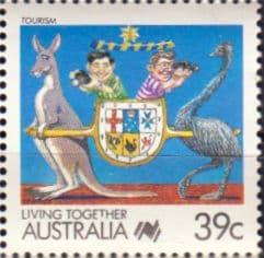 Australia 1988 Living Together Cartoons SG 1121b Fine Mint
