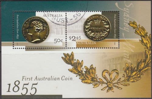 Australia 2005 First Coin Miniature Sheet SM 2521 Fine Used