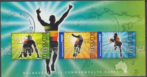 Australia 2006 Commonwealth Games Miniature Sheet Fine Used