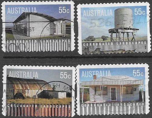 Australia 2009 Corrugated Landscapes SAL Set Fine Used