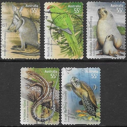 Australia 2009 Species at Risks Self-adhesive Set Fine Used
