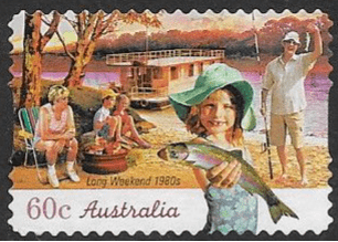 Australia 2010 Long Weekend Self-adhesive SG 3490 Fine Used