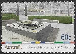 Australia 2010 National Service Memorial Self-adhesive SG 3480 Fine Used