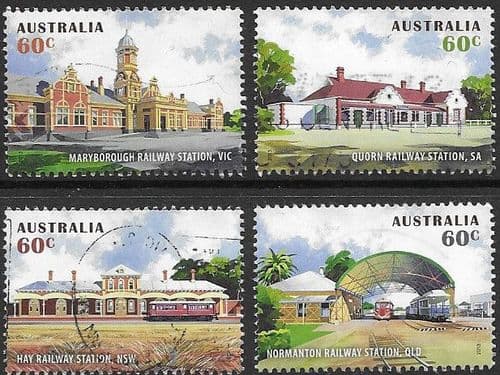 Australia 2013 Historic Railway Stations Set Fine Used