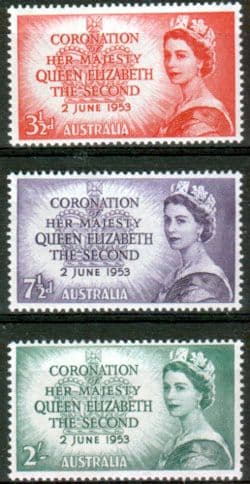 Australia Queen Elizabeth II 1953 Coronation Set Fine Mint