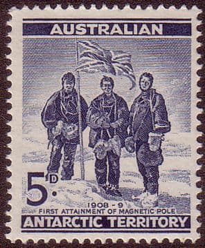 Australian Antarctic Territory 1961 SG 6 Magnetic Pole Fine Mint