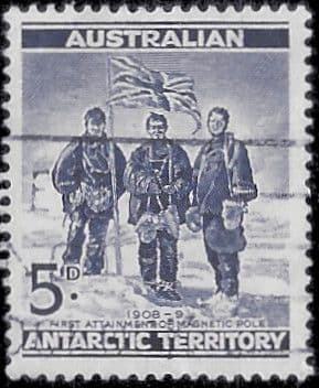 Australian Antarctic Territory 1961 SG 6 Magnetic Pole Fine Used