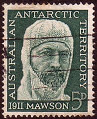 Australian Antarctic Territory 1961 SG 7 Sir Douglas Mawson Fine Used