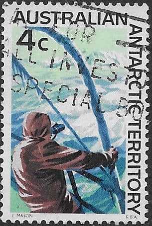 Australian Antarctic Territory 1966 SG 10 Measuring Snow Strata Fine Used
