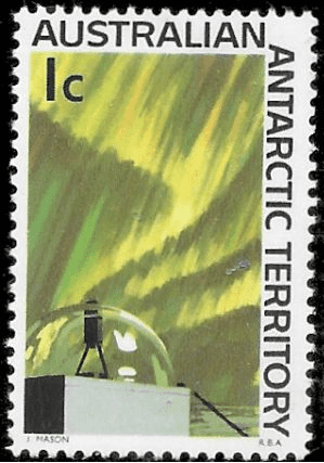 Australian Antarctic Territory 1966 SG 8 Auraro Australis Fine Mint