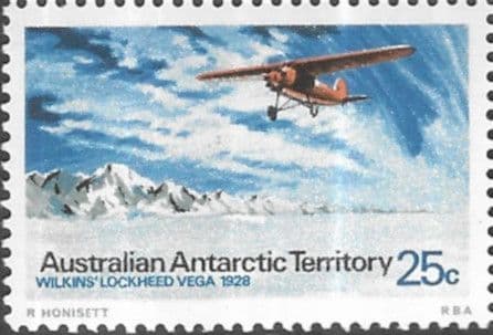 Australian Antarctic Territory 1973 SG 30 Wilkins's Lockheed Vega San Francisco Fine Mint