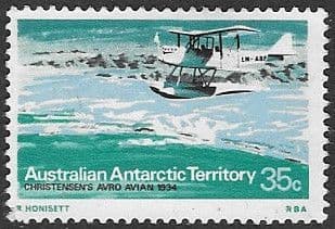 Australian Antarctic Territory 1973 SG 32 Christensen's Avro Type 581 Avian Fine Mint
