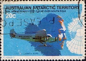 Australian Antarctic Territory 1979 First Flight over South Pole SG 35 Fine Used