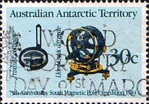 Australian Antarctic Territory 1984 Magnetic Pole Expedition SG 61 Fine Used