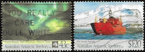 Australian Antarctic Territory 1991 Aurora Australis Set Fine Used