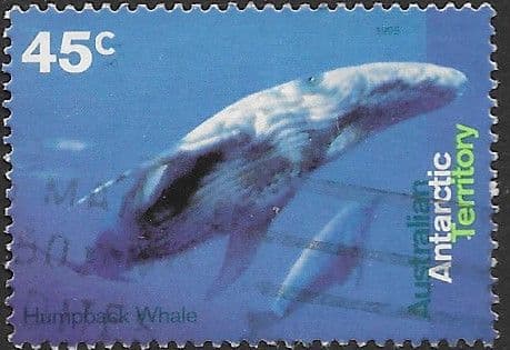 Australian Antarctic Territory 1995 Whales and Dolphins SG 108 Fine Used