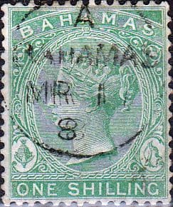Bahamas 1863 Queen Victoria SG 44 Fine Used