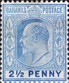 Bahamas 1902 King Edward VII SG 63 Fine Mint