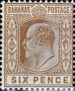 Bahamas 1902 King Edward VII SG 66 Fine Mint
