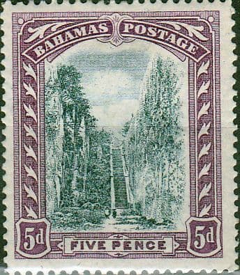 Bahamas 1911 Queens Staircase SG 78 Fine Used
